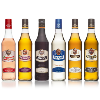 6 botellas Ron Montero